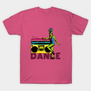 Dance 80s Boom Box 20s Flapper Mash Up T-Shirt